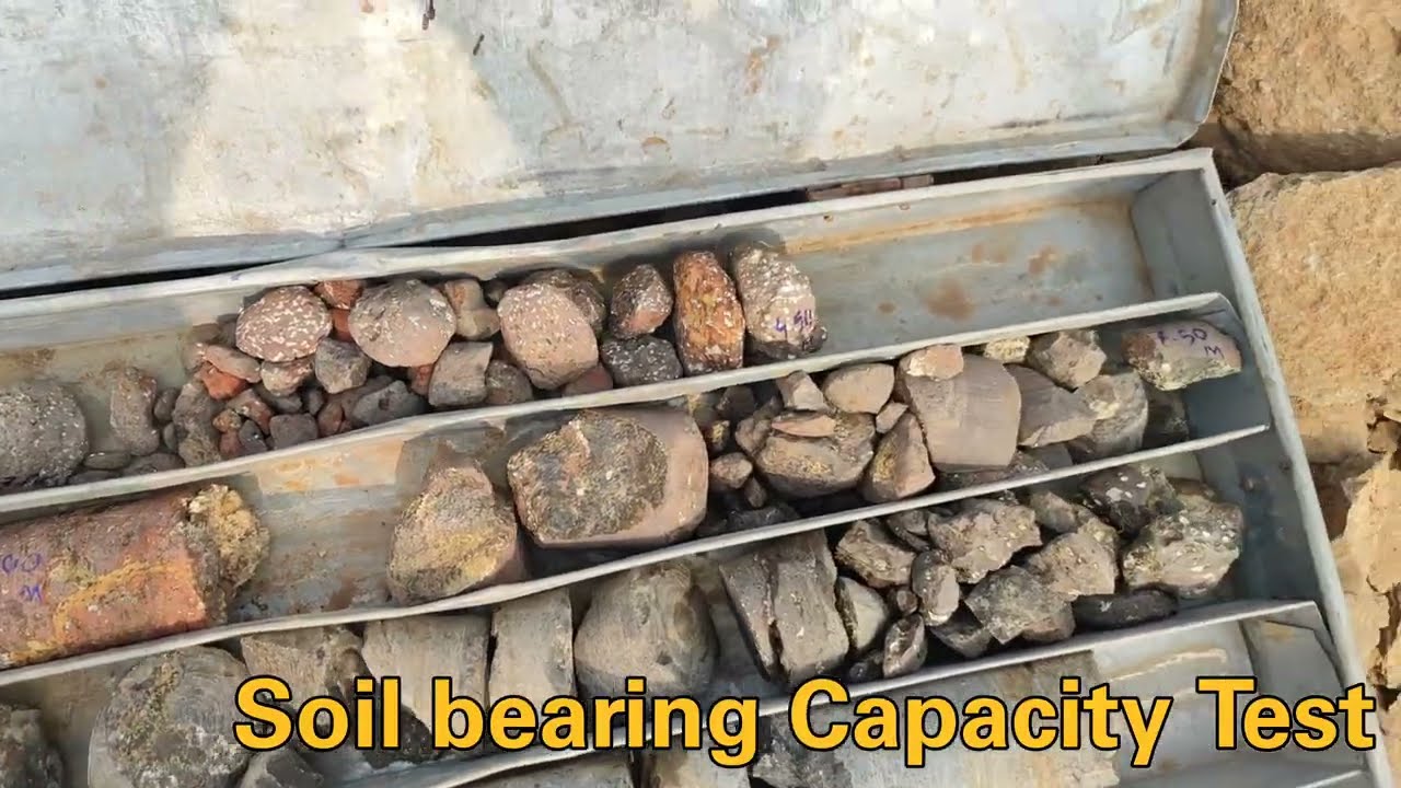Soil Bearing Capacity Test at Site | Core Drilling & SBC Calculation Explained