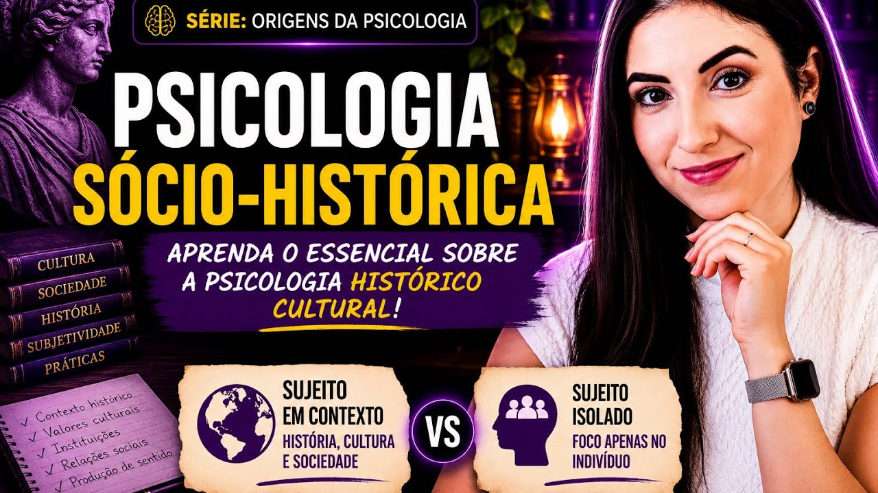 APRENDA o essencial sobre a PSICOLOGIA HISTÓRICO CULTURAL de VIGOTSKI | Introdução à Psicologia #08