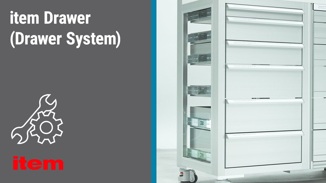 How do I assemble a drawer with the new item drawer system? Step-by-step instructions