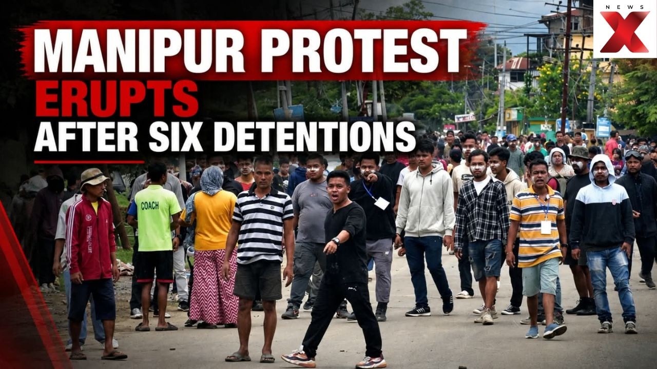 Manipur Kangpokpi Tension: Six Suspected Militants Detained, Protests Erupt | NewsX