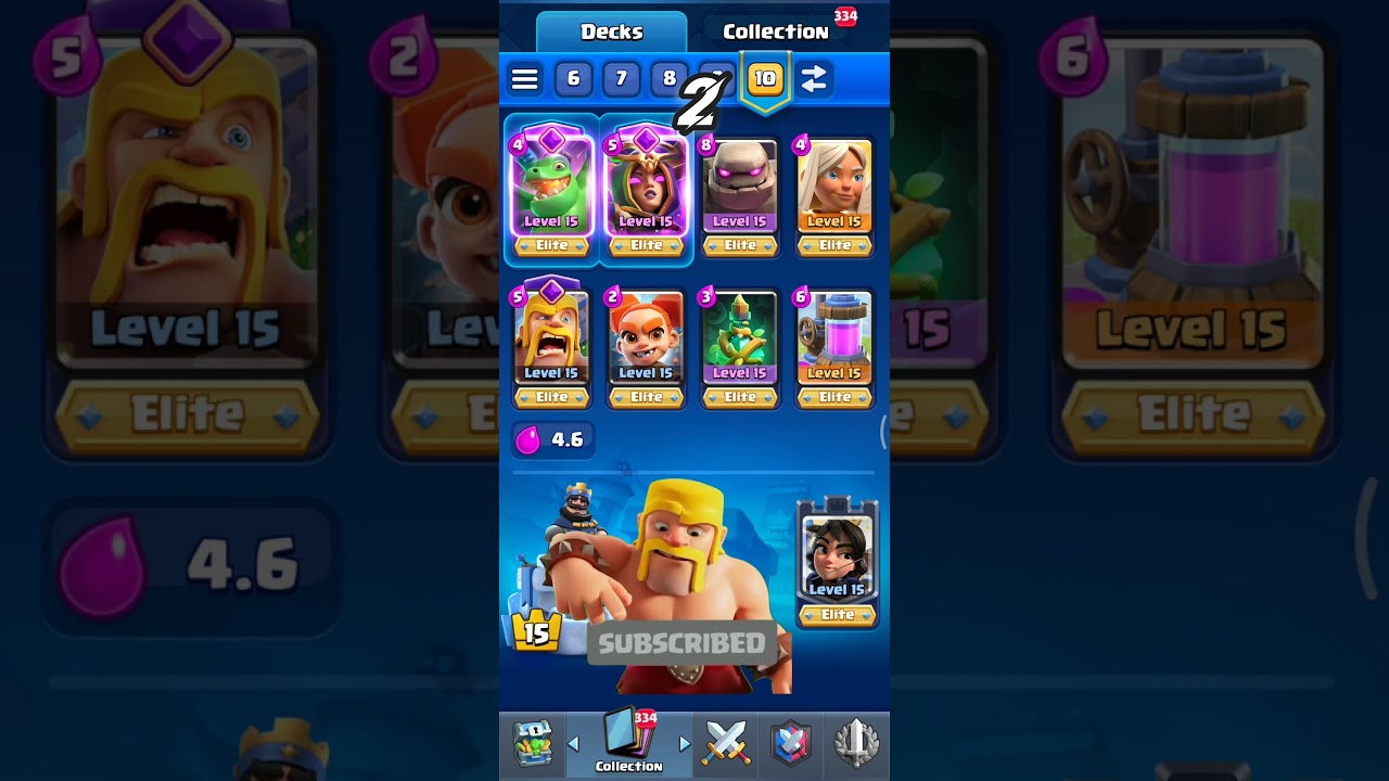 BEST WITCH EVO DECKS CLASH ROYALE (3 DECK )✨