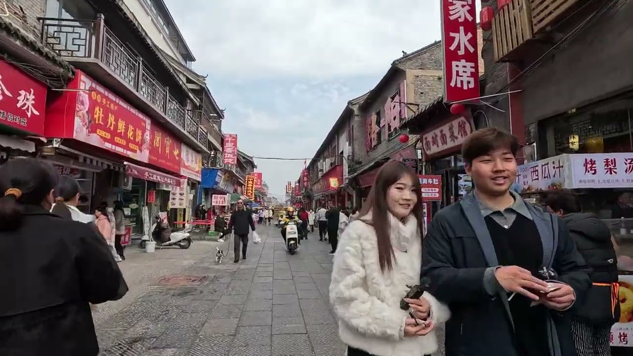 洛陽市麗景門老街徒步，老街巷居民的生活日常