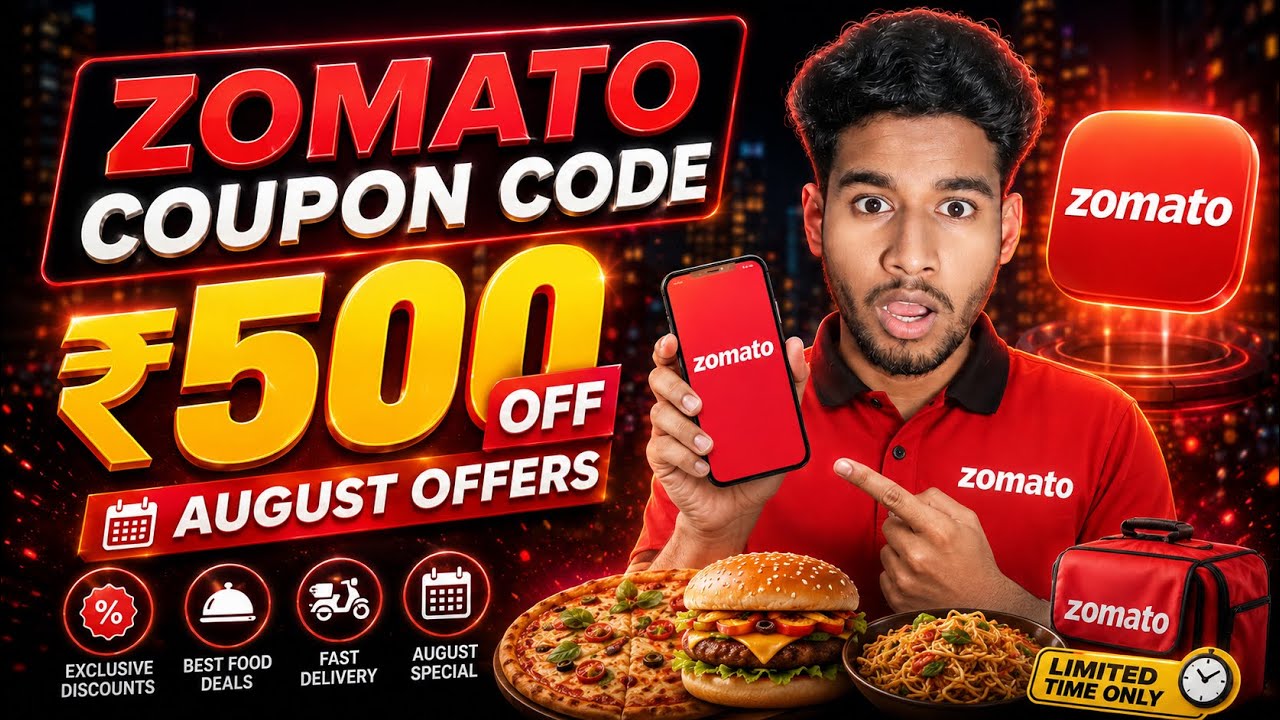 🔥 Zomato Coupon Code Today 🍔 | Latest Zomato Offers & Promo Codes 2026 💸 Save More on Every Order! 🎉