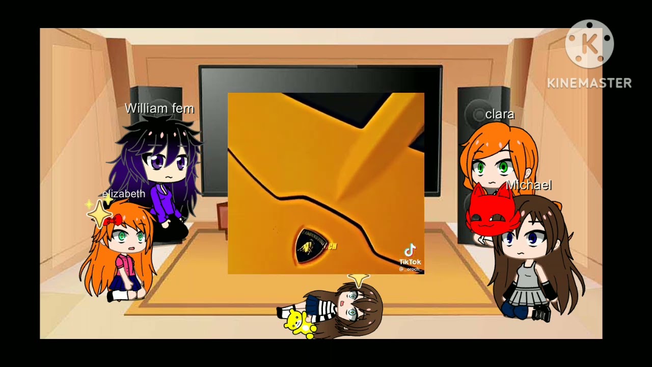 familia afton fem reacciona a Naruto 1