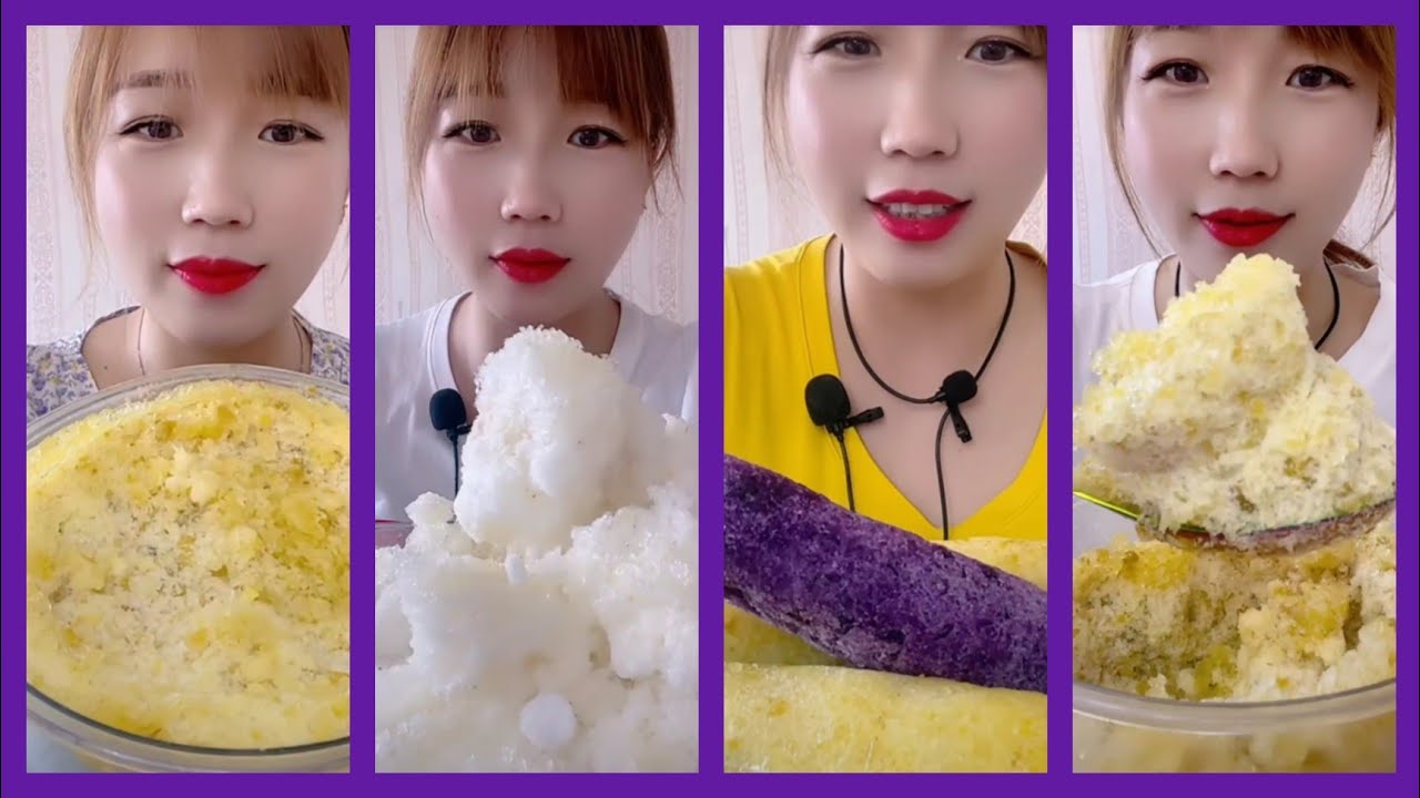 ASMR REFROZEN SHAVED ICE EATING WITH JEWELRY PIECES