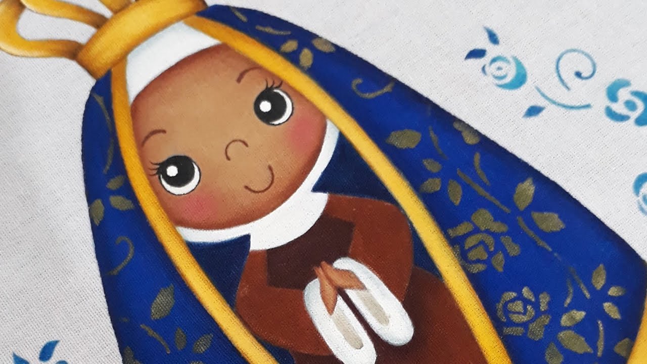 Nossa Senhora Aparecida - Pintura em Tecido