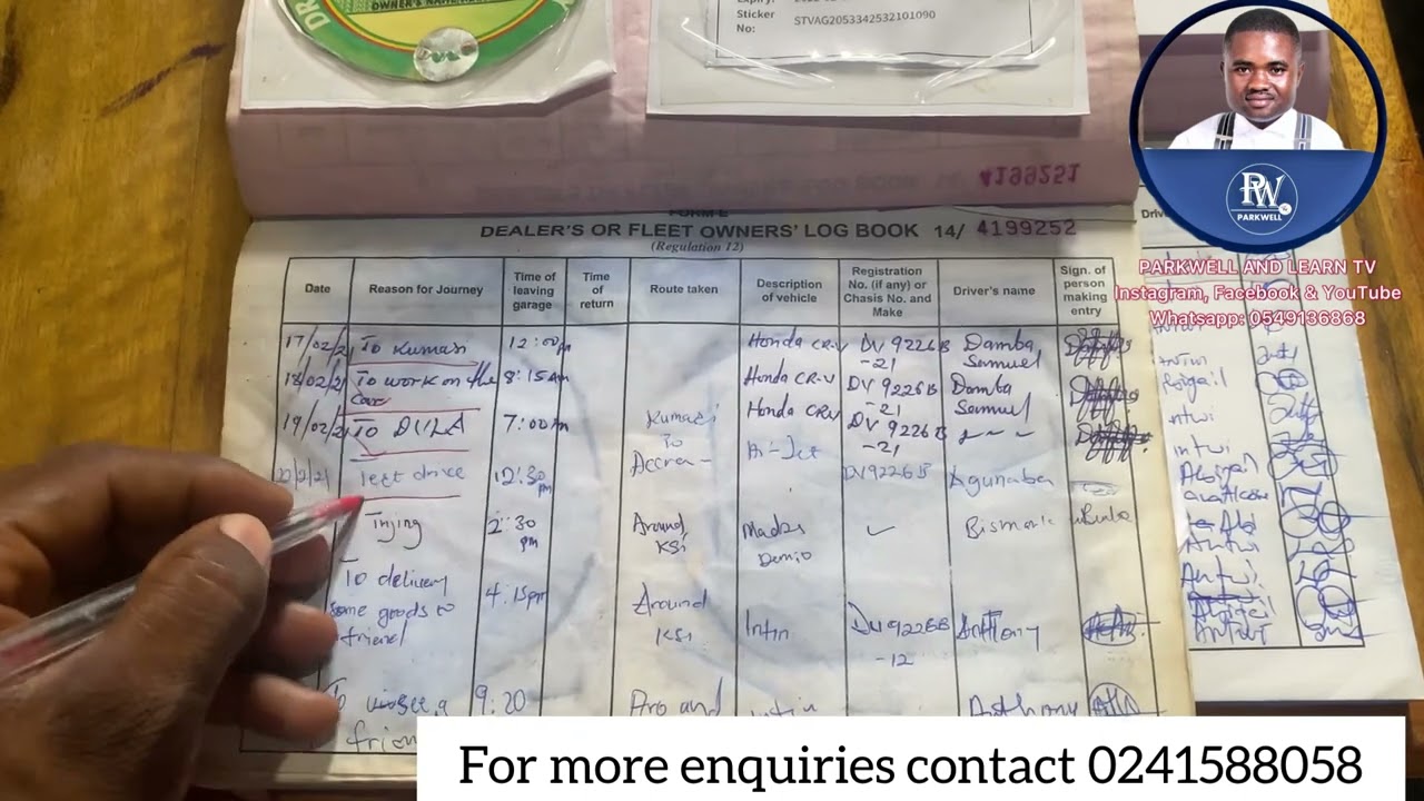HOW TO BOOK YOUR LOG BOOK…. Don’t allow Police to arrest you, properly book your DV LOG BOOK