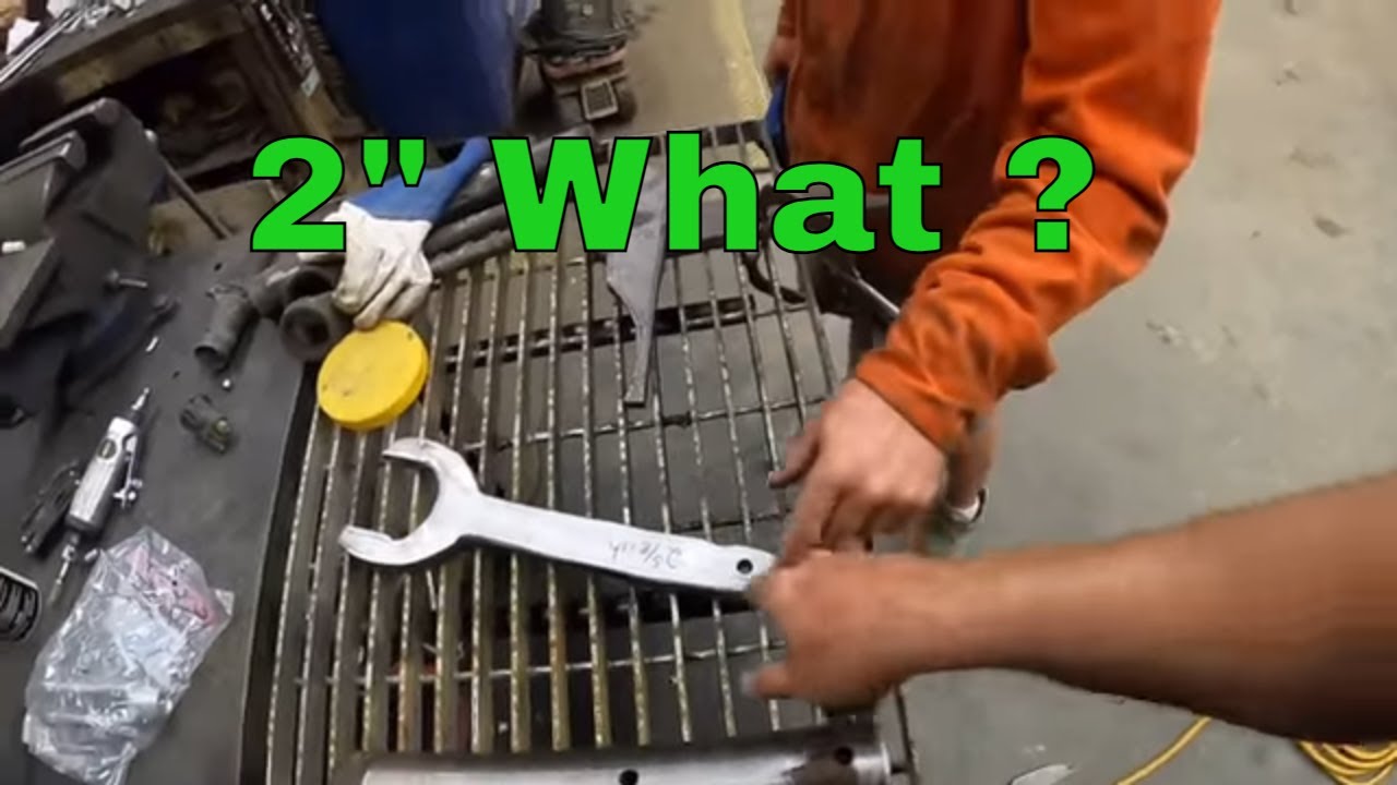 Building A Custom Old-school Wrench To Adjust The Tracks On A Dragline