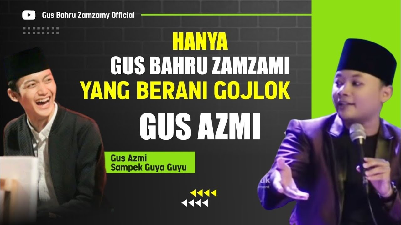 Gus Bahru, Gus Azmi, Cak Fandy Satu panggung(Kiyai Muda & Lucu)