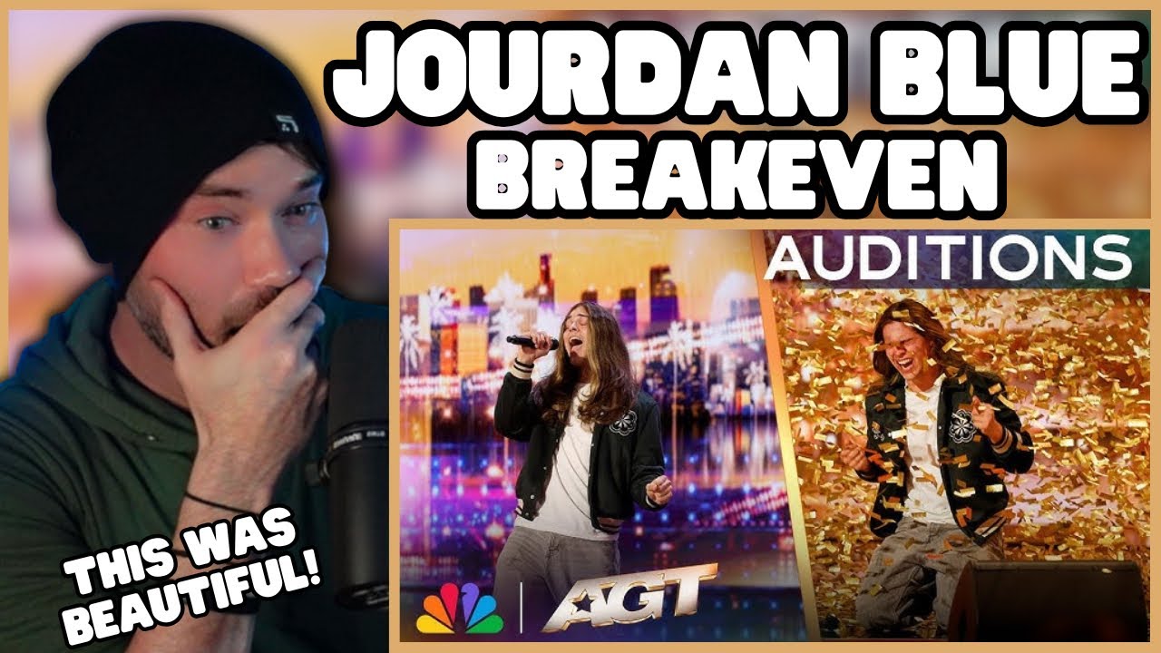 Metal Vocalist Reacts - Jourdan Blue -  Breakeven GOLDEN BUZZER  | Auditions | AGT 2025