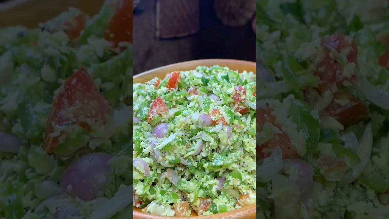 Snake Gourd Salad - Snake Gourd Sambol | Grandma Menu