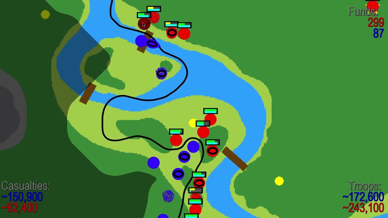 Объединяем фронт. War of Dots.