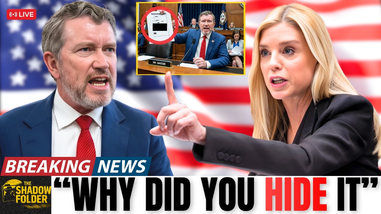 Bondi is in TROUBLE! Massie Exposes The Truth About Epstein Files!