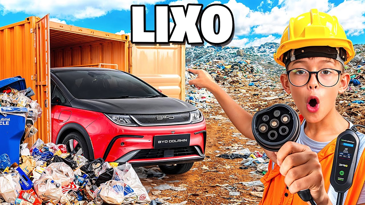 ACHAMOS UM LIXAO DE CARROS ELETRICOS DENTRO DO CONDOMINIO DE LUXO