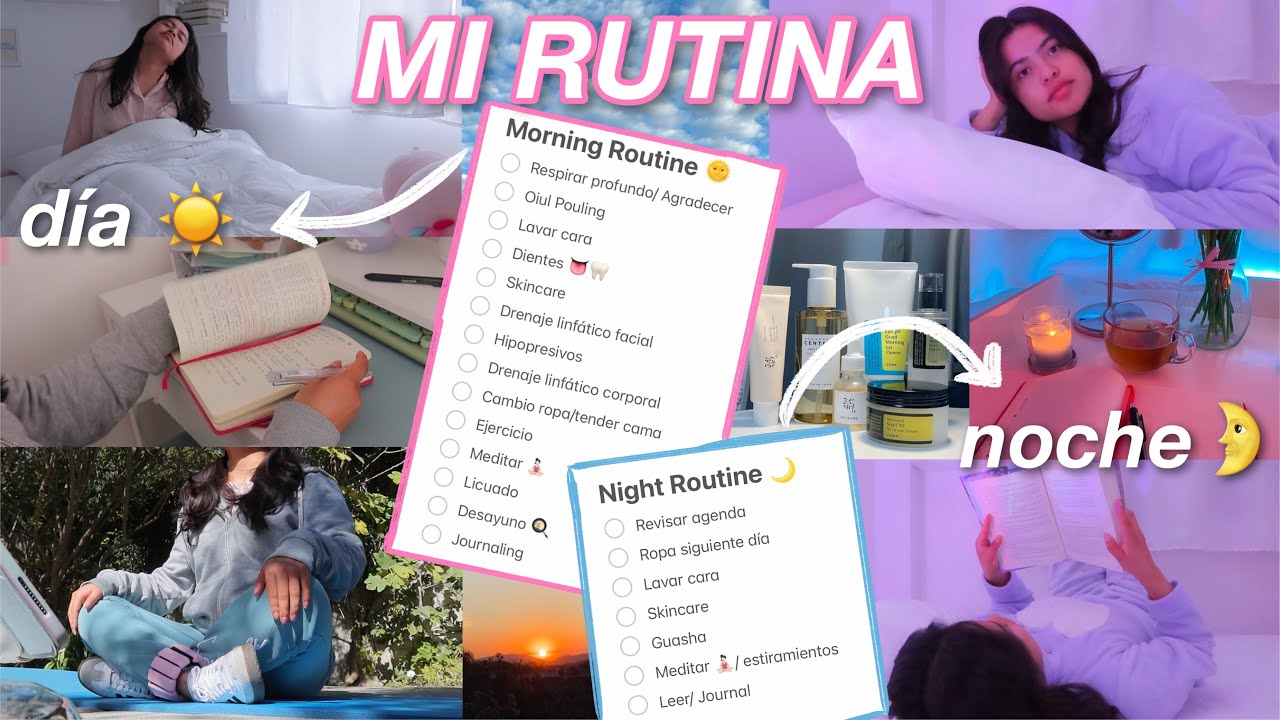 mi RUTINA DE MAÑANA🌤️+ RUTINA DE NOCHE🌙 para el 2025