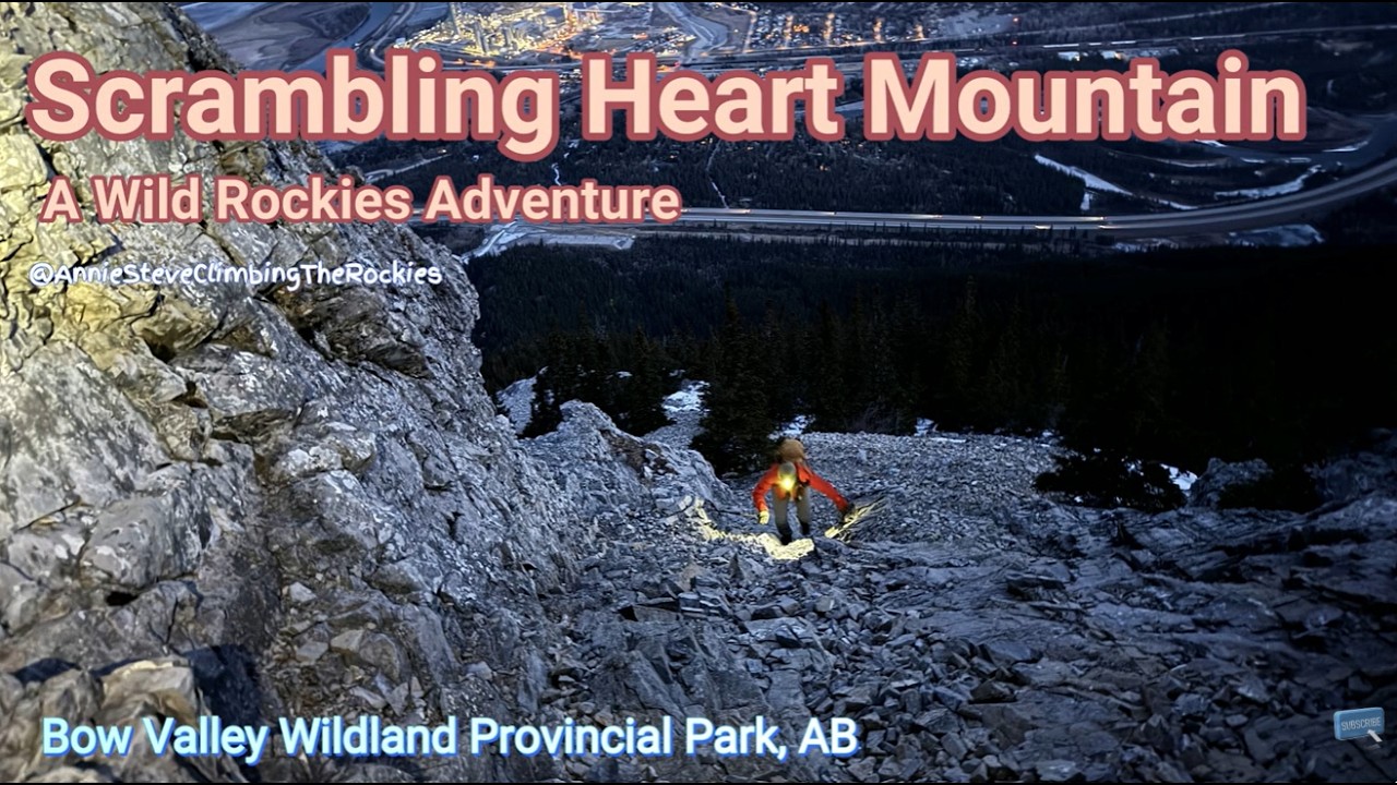 Scrambling Heart Mountain - Kananaskis, AB