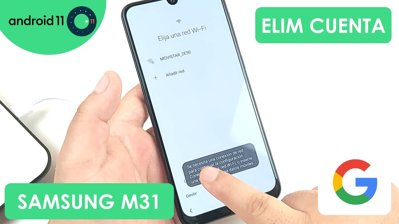 Eliminar Cuenta de Google Samsung Galaxy M11 M31 M51 | Android 11
