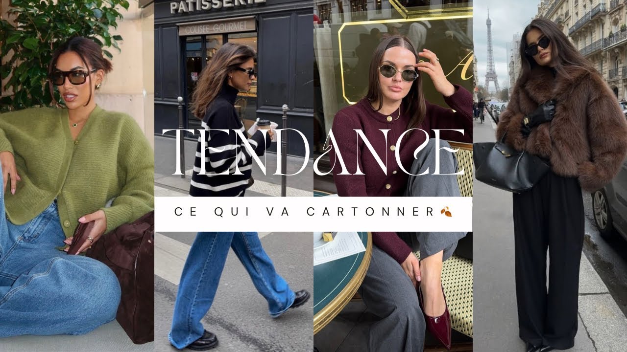 TENDANCE MODE AUTOMNE/HIVER 2025 : les pièces à avoir ✨
