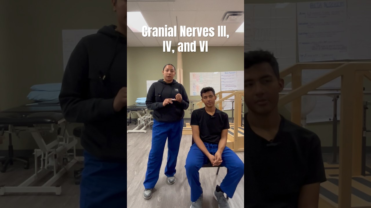 How to Test Cranial Nerves III (Oculomotor), IV ( Trochlear), and VI ( Abducens) #physicaltherapy