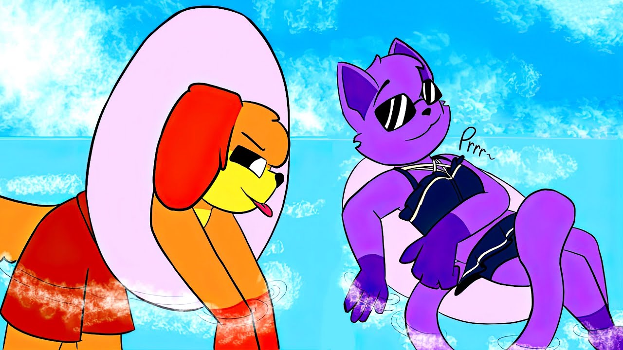 CatNap's Special Swimsuit 😏┃CatNap x DogDay┃Poppy Playtime Chapter 3 Comic
