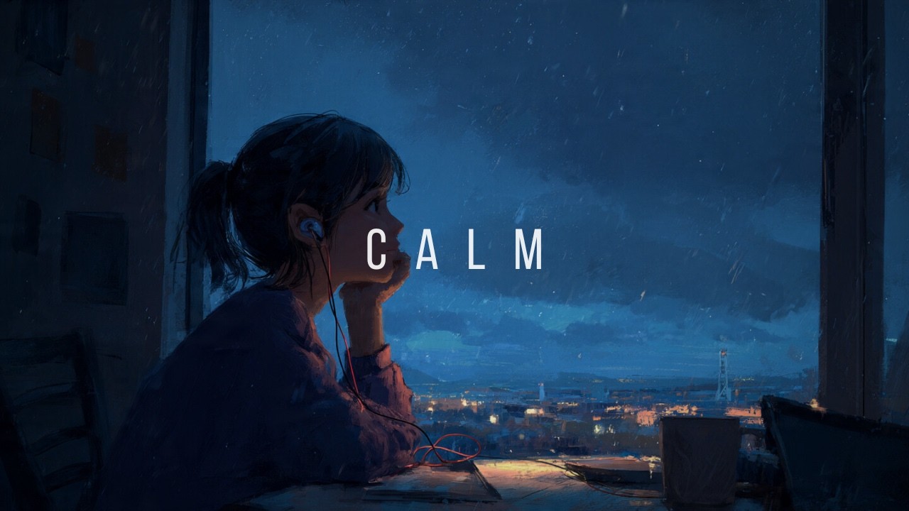 Calm Focus Music for Late Night | 1 Hour #AmbientMode