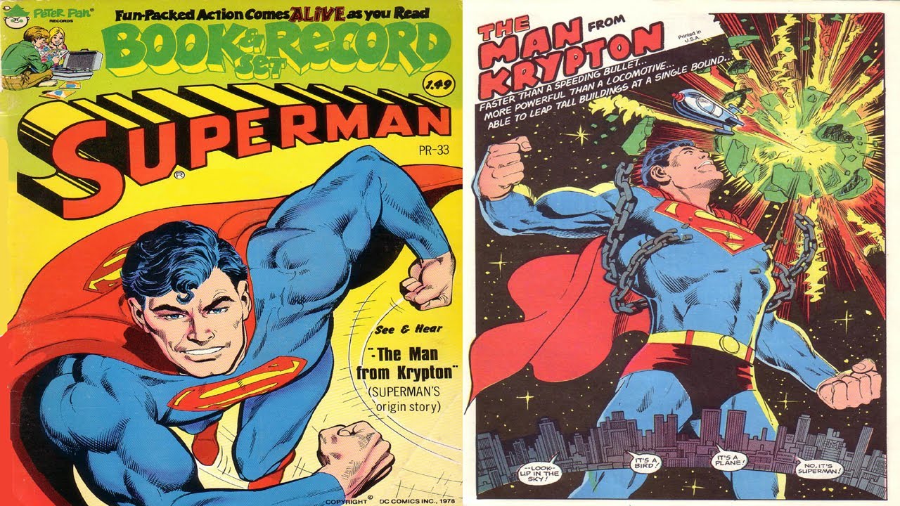 Superman - The Man From Krypton (Peter Pan Records)