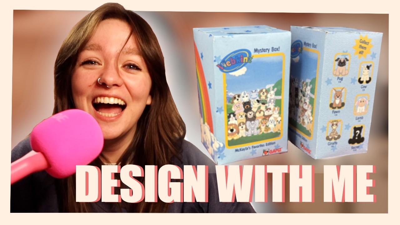 Package Design from Scratch - Webkinz Blind Box!