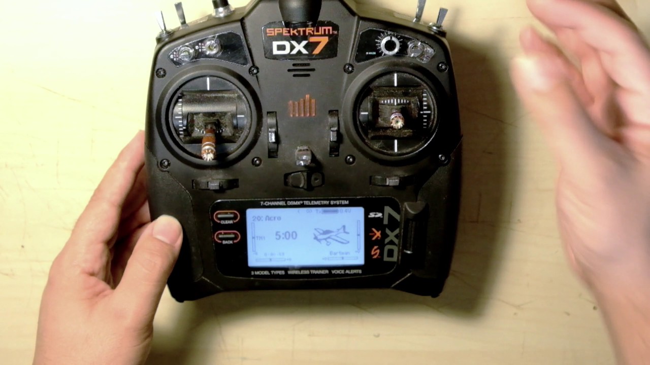 Spektrum DX7 Gen2 Trim Workaround