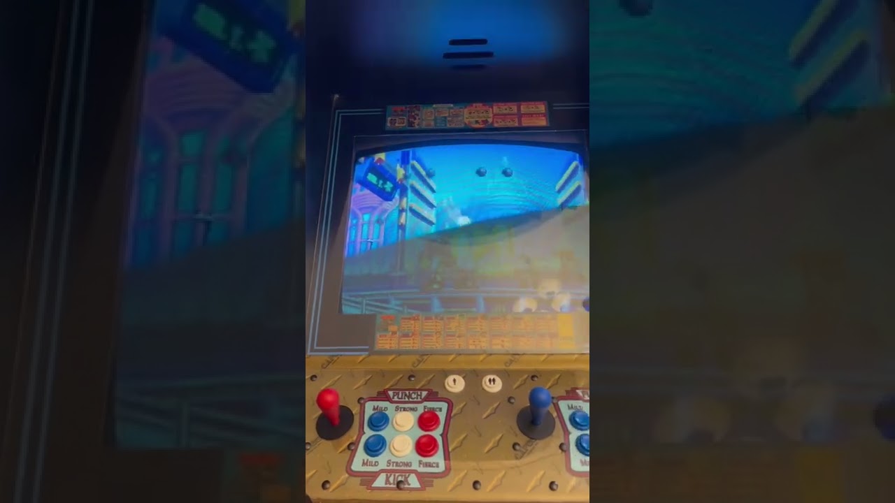 Marvel vs Capcom Arcade Cab running Darksoft CPS 