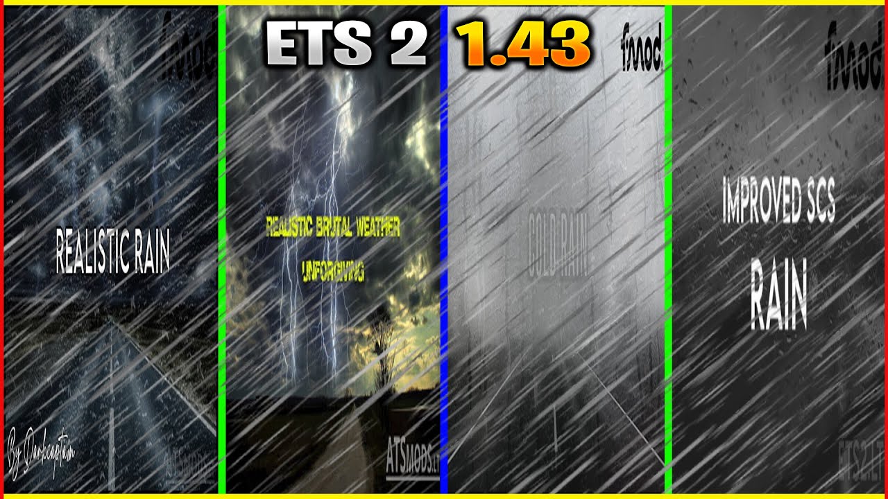 ETS2 Realistic Weather Mods Comparison for 1.43 | ETS 2 Mods