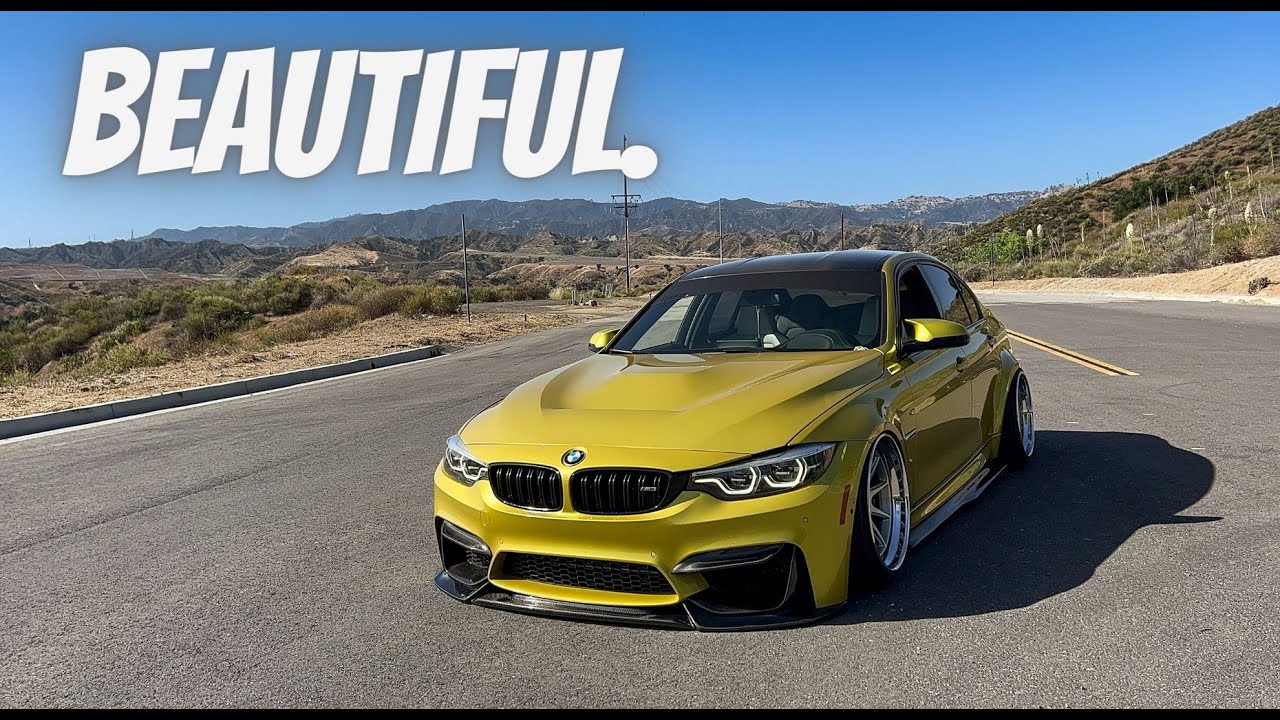 Letting my friend drive my Bagged F80 M3