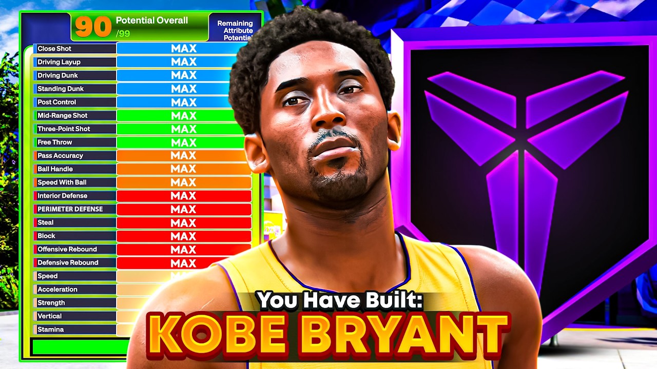 REVAMPED Exact Kobe Bryant Build in 2K25 - Dominate on Both Ends!