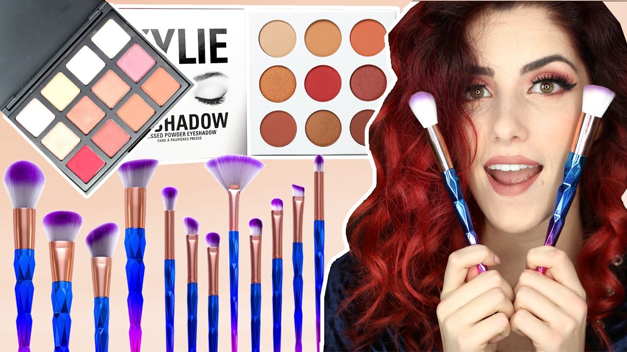 AMAZON SCHNÄPPCHEN DUPES LIVE TEST I Kylie Jenner Burgundy Palette? + VERLOSUNG Luisacrashion