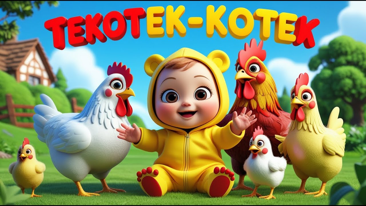 TEKOTEK-KOTEK ANAK AYAM  - KUMPULAN LAGU ANAK DAN BALITA TERPOPULER | Roman Kids