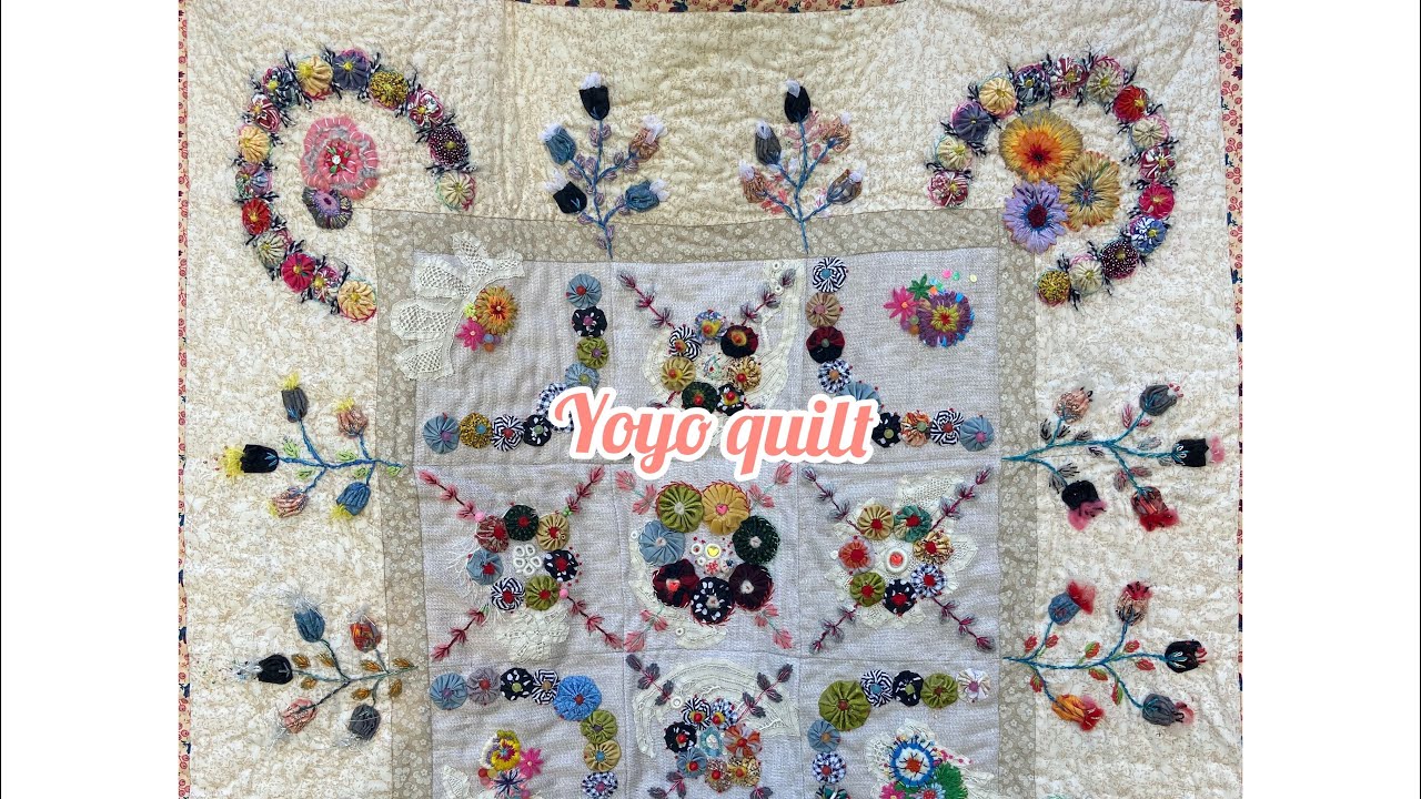 C&eacute;cile Franconie&rsquo;s yoyo quilt challenge