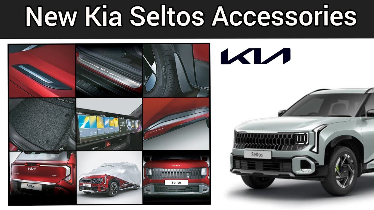 New Kia Seltos genuine accessories with price and details