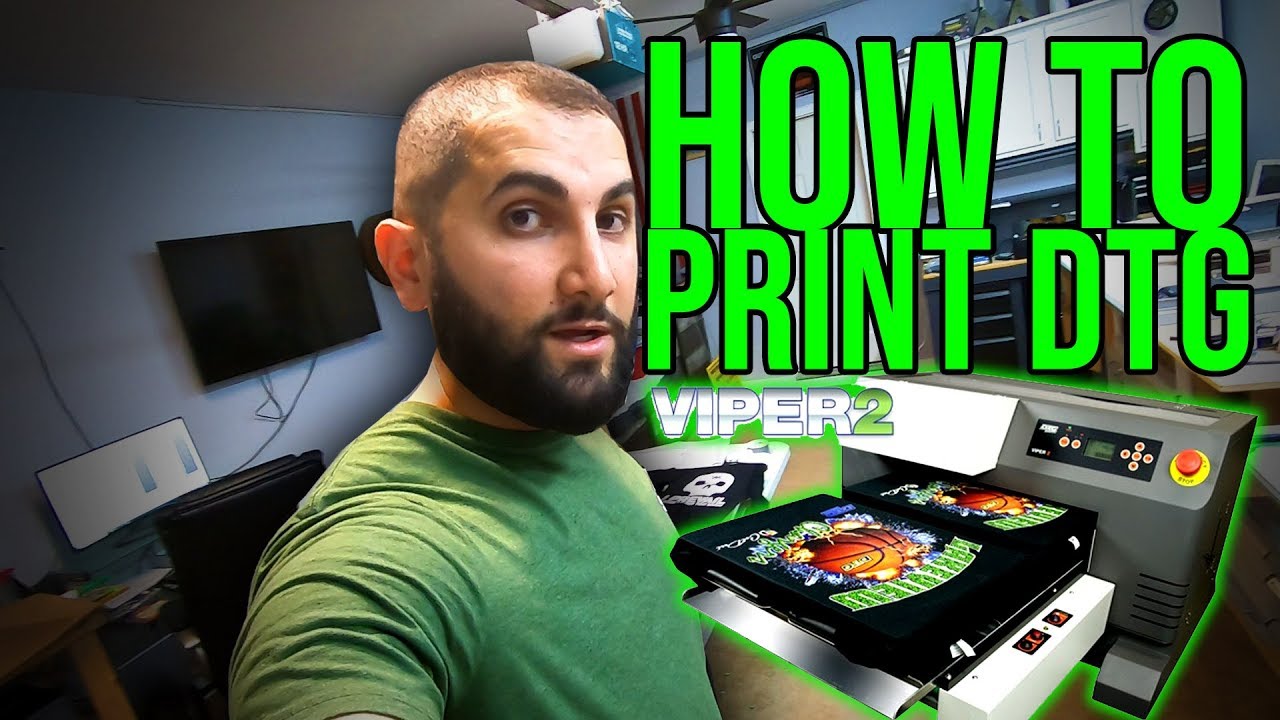 Printing shirts direct to garment using Viper 2 DTG