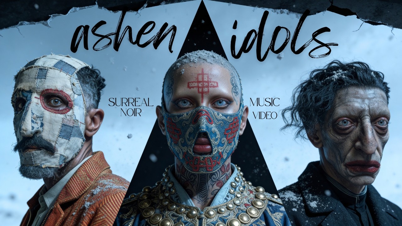 ASHEN IDOLS - Surreal Noir AI Cinematic Music Video