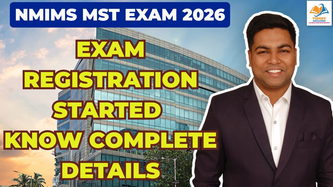 NMIMS MST 2026 I EXAM REGISTRATION STRATED.