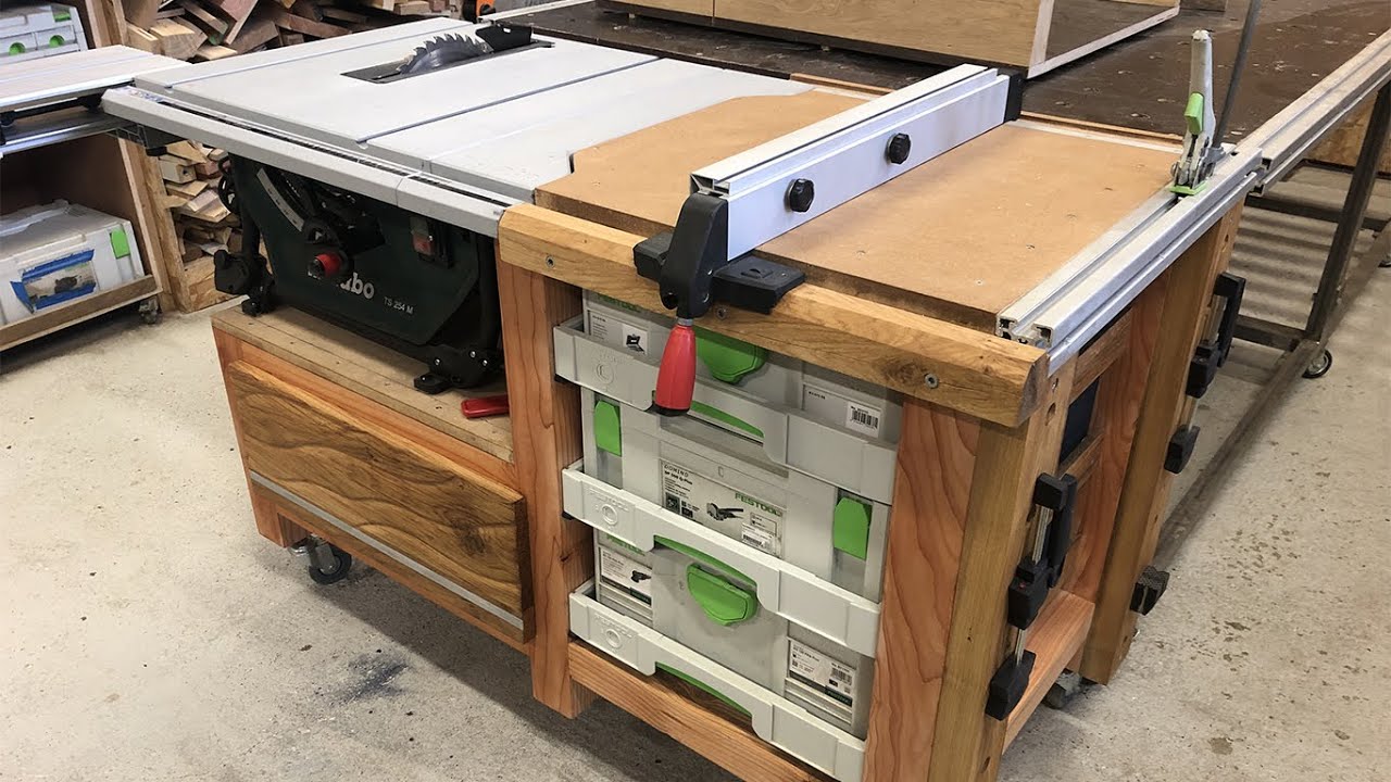 Établi pour ma scie sous table metabo TS254M