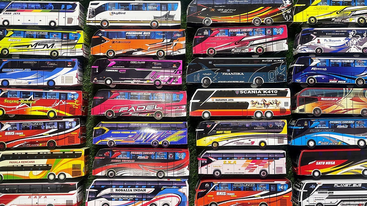 Bus Telolet, Bus Rosalia Indah, Bus Eka Cepat, Bus Sky Bird, Bus Nusantara, Bus Tunggal Jaya, 133