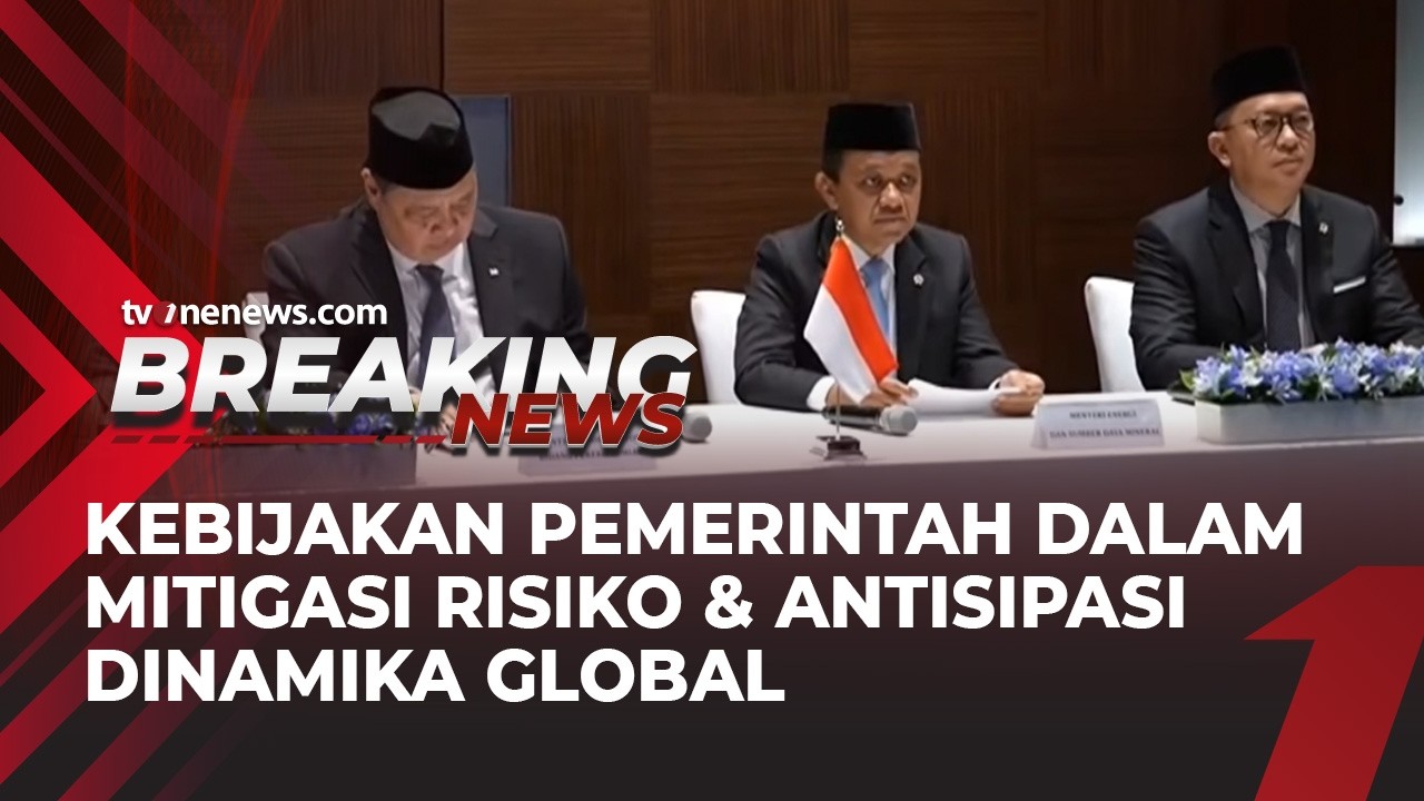 [LIVE]Konpers Kebijakan Pemerintah dalam Mitigasi Risiko & Antisipasi Dinamika Global | tvOnenewscom