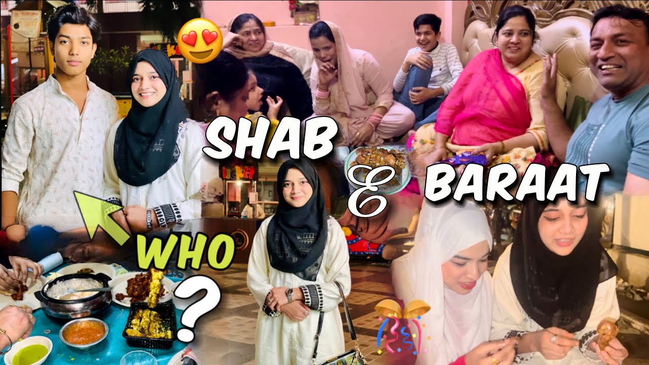 Shab e baraat vlog 🤲🏻 || ye kon hai mere saath 🤭|| Nani khala ke saath ibadat kari 😍