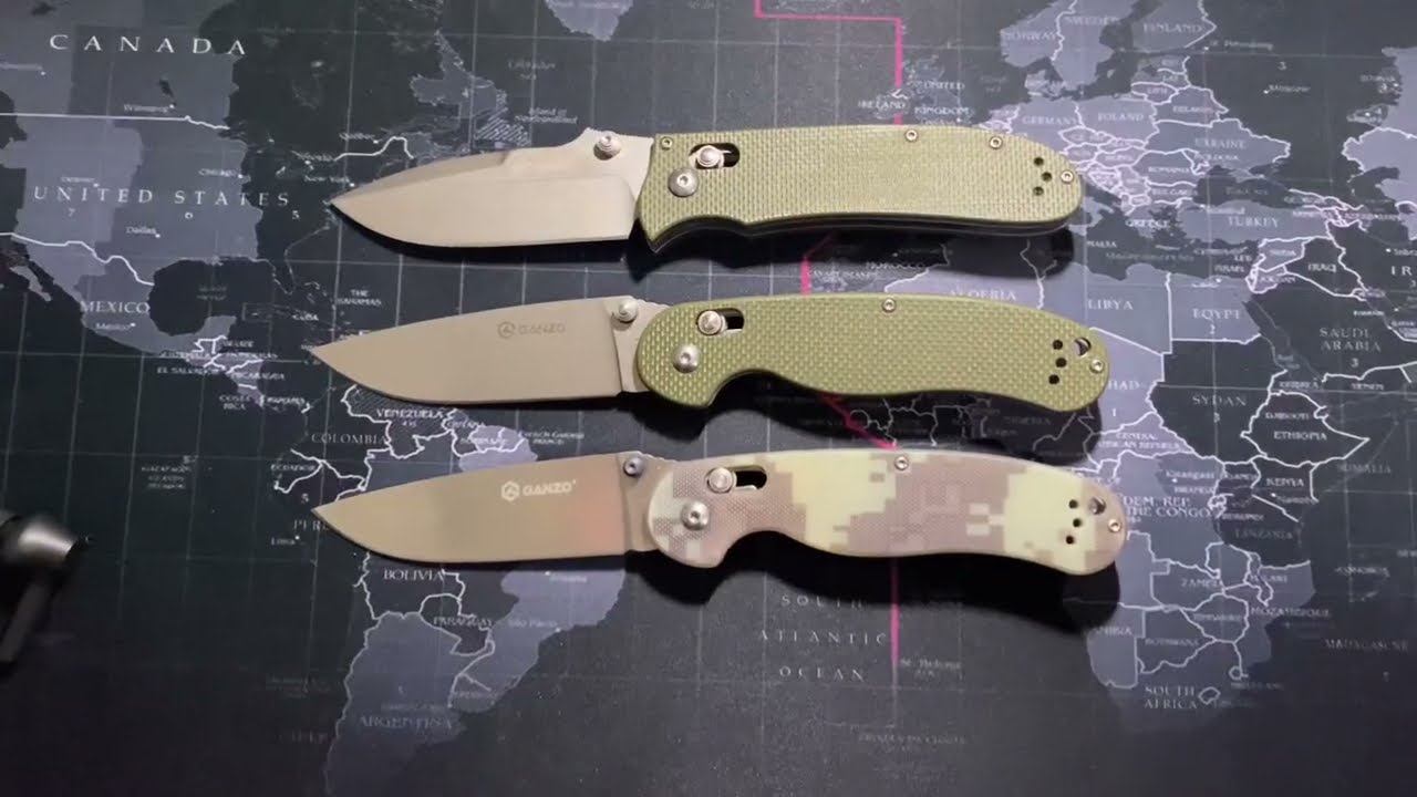 มีดพับGanzo G727M 1ใน2รุ่นที่ขายดีของยี่ห้อนี้ และเปรียบเทียบกับรุ่น D727M มีอะไรเพิ่มมาในตัวอัพเกรด