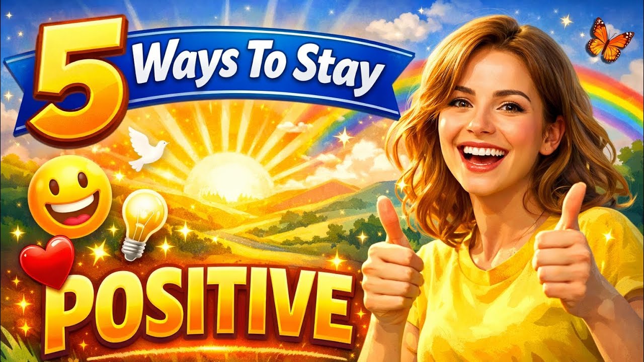 5 Ways To Stay Positive Always ✨❤️