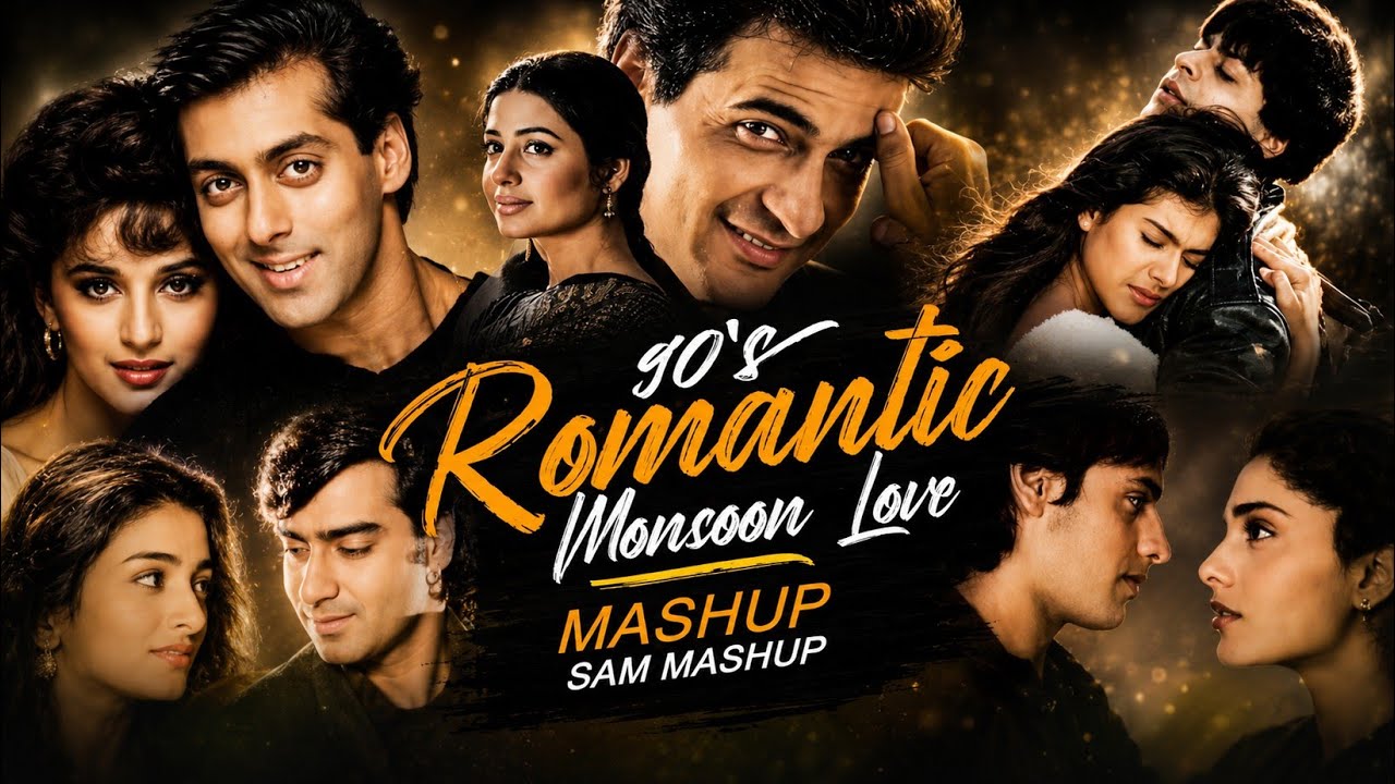 90s Romantic Monsoon Love Mashup | SAM Mashup | 90s Hits Hindi Song |90s Love Song |Best of 90s Love