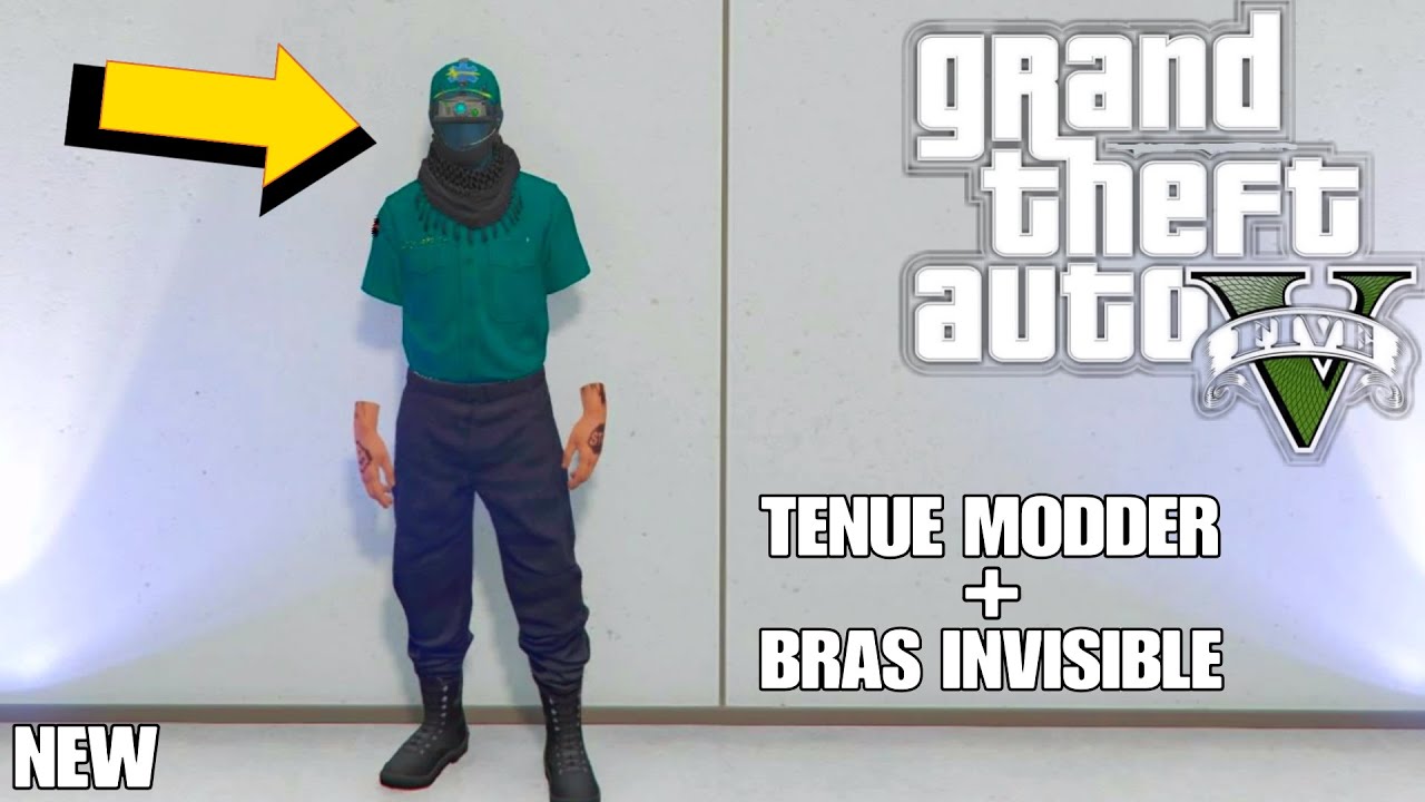 AVOIR UNE TENUE MODDER + BRAS INVISIBLE SUR GTA 5 ONLINE | 1.48 | PS4/XBOX |