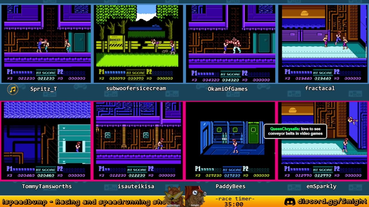 Mystery Race of Double Dragon 2, on SpeedBump