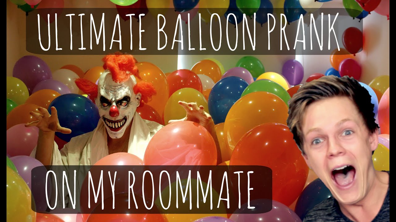 Ultimate Balloon Prank On My Roommate