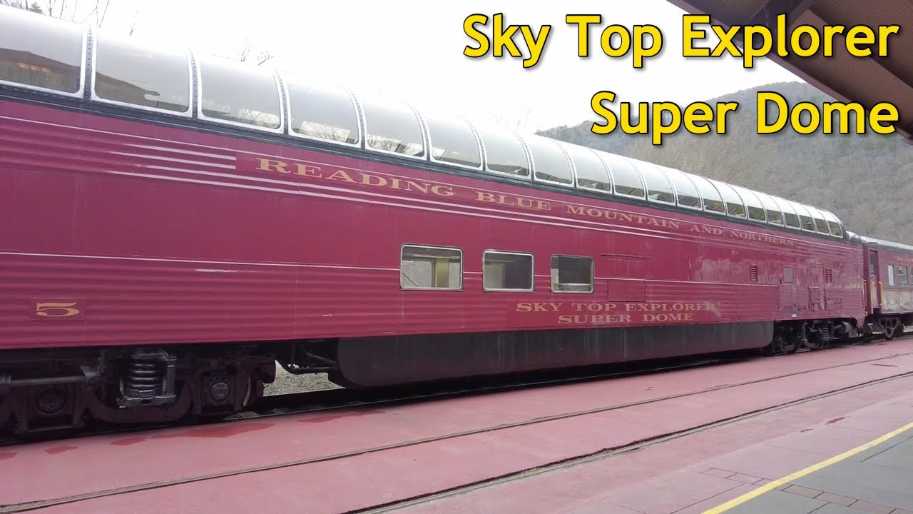 Riding the Sky Top Explorer Super Dome car | Lehigh Gorge Scenic Railway